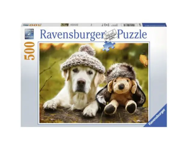 Puzzle Caine Cu Palarie, 500 Piese