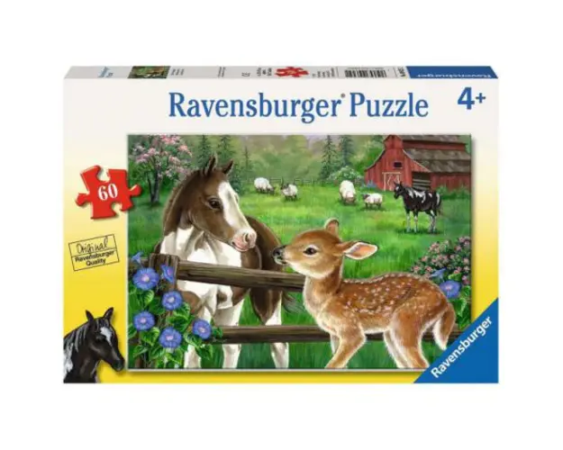 PUZZLE CALUT SI CAPRIOARA, 60 PIESE