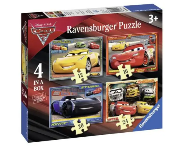 PUZZLE CARS, 12 16 20 24 PIESE