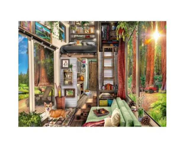 Puzzle Casuta In California, 1000 Piese