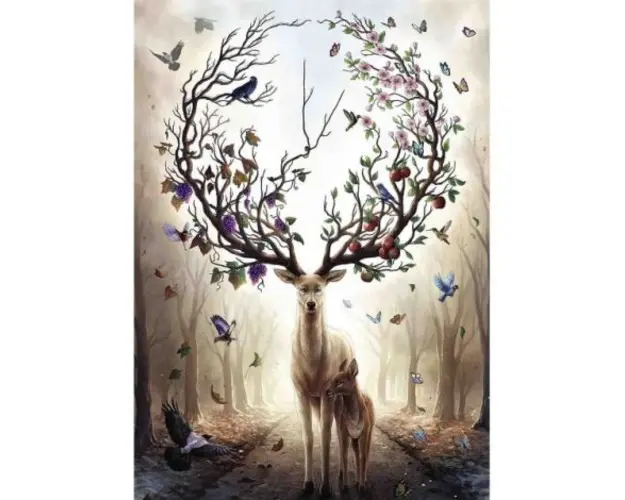 Puzzle Cerb Fantastic, 1000 Piese