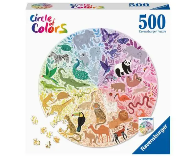 PUZZLE CERC ANIMALE, 500 PIESE