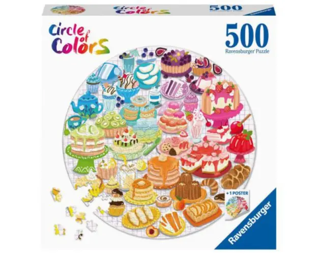 PUZZLE CERC DESERT, 500 PIESE