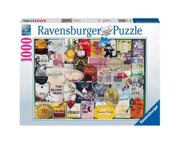 PUZZLE COLECTIA ETICHETE DE VIN, 1000 PIESE
