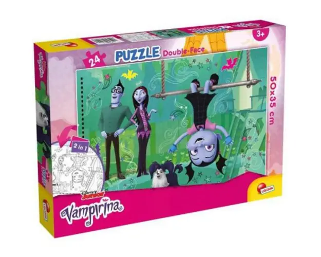 Puzzle de colorat - vampirina (24 piese)