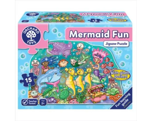 Puzzle de podea Distractia Sirenelor MERMAID FUN PUZZLE