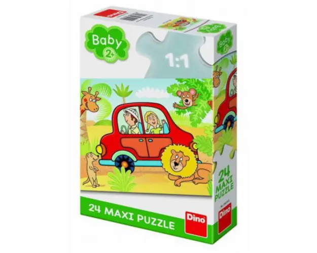 Puzzle de podea - safari (24 piese)