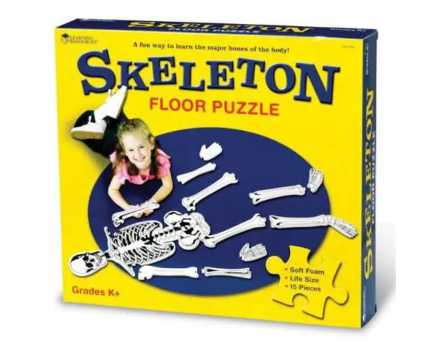 Puzzle de podea - schelet