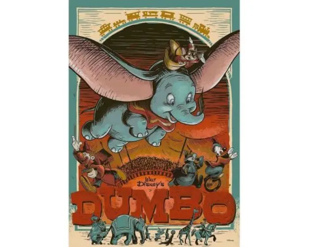 Puzzle Disney Dumbo, 300 Piese