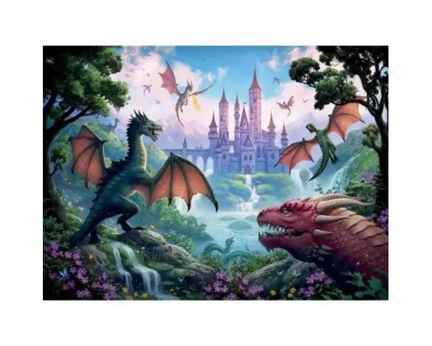 Puzzle Dragoni, 300 Piese
