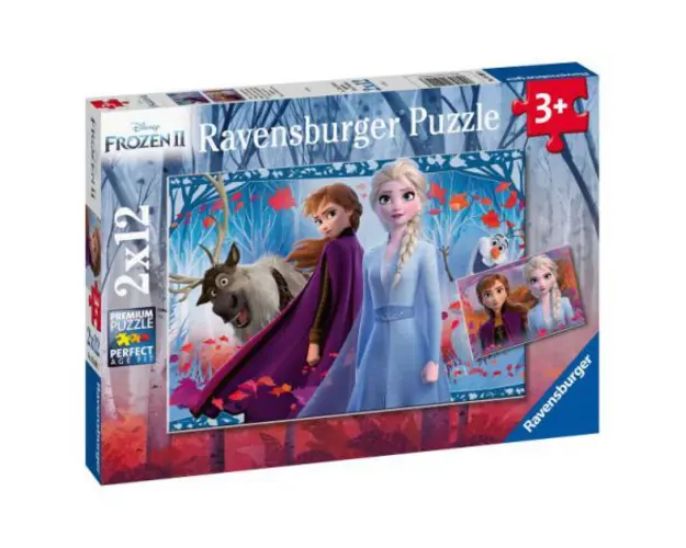 PUZZLE FROZEN II, 2x12 PIESE