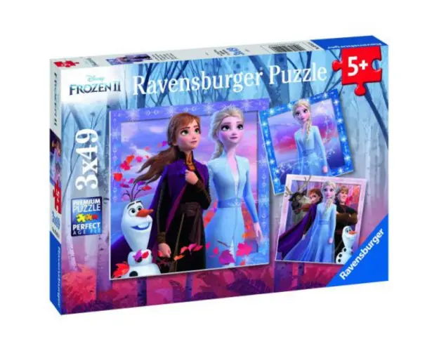 PUZZLE FROZEN II, 3x49 PIESE