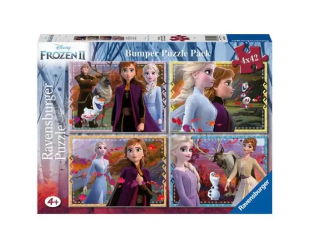 PUZZLE FROZEN II, 4x42 PIESE