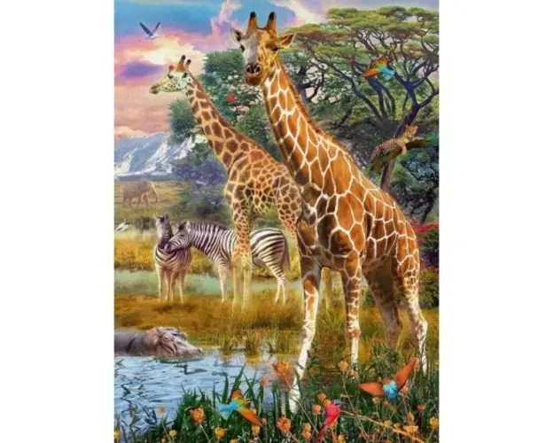 Puzzle Girafe In Africa, 150 Piese