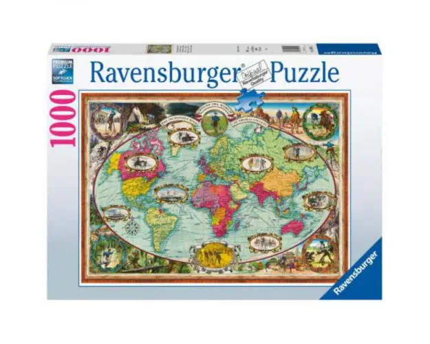 PUZZLE HARTA LUMII, 1000 PIESE
