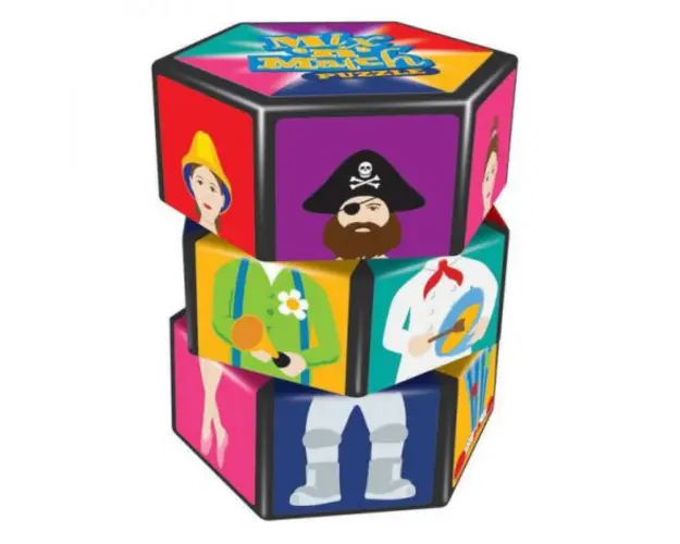 Puzzle hexagonal - hainute colorate