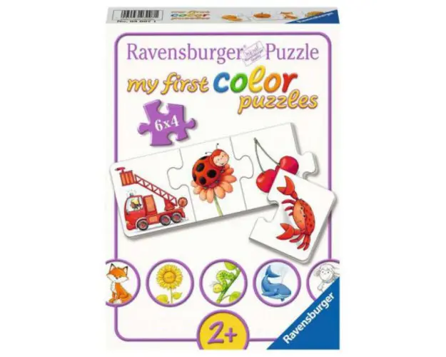 PUZZLE LUCRURI COLORATE, 6x4 PIESE