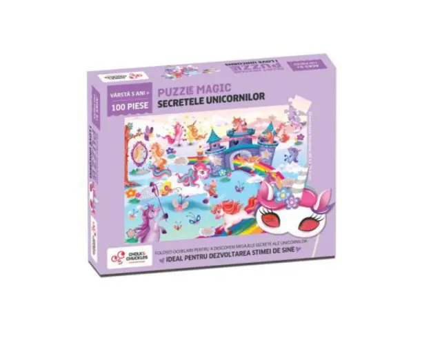 Puzzle magic - secretele unicornilor (100 piese)