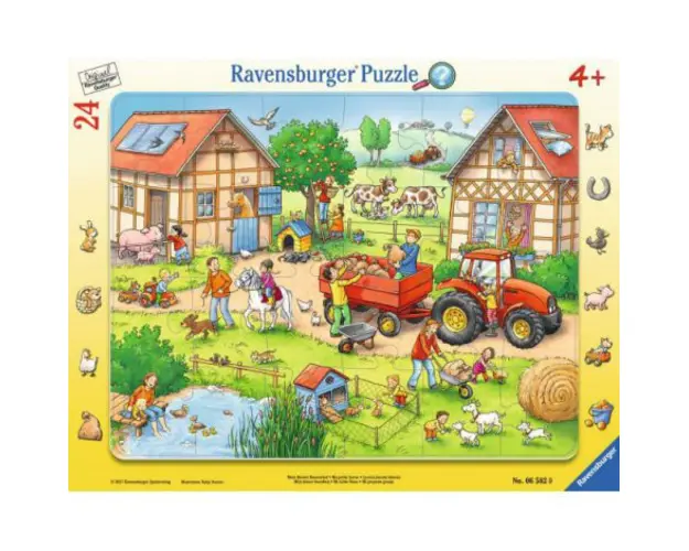Puzzle mica mea ferma, 24 piese