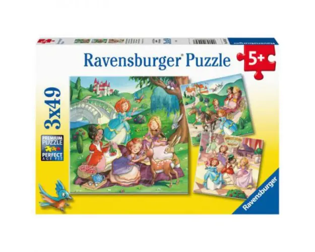 PUZZLE MICILE PRINTESE, 3x49 PIESE