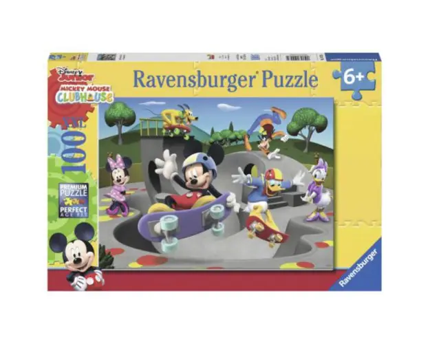 PUZZLE MICKEY CU SKATEBOARD, 100 piese