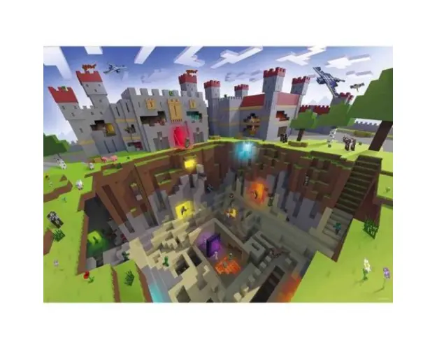 Puzzle Minecraft, 300 Piese