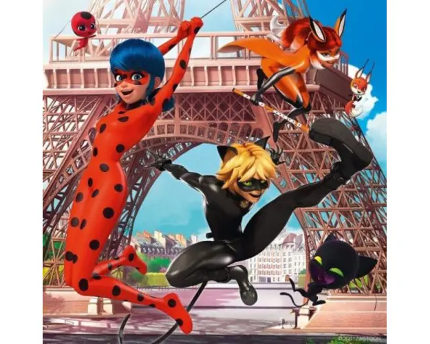 Puzzle Miraculous, 3X49 Piese