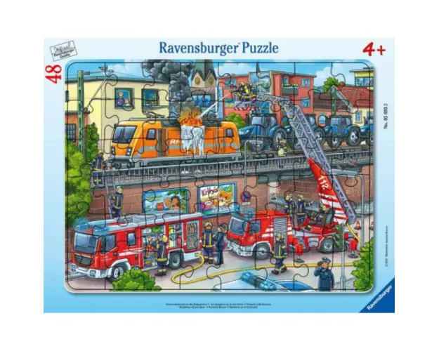 PUZZLE MISIUNE DE SALVARE POMPIERI, 48 PIESE