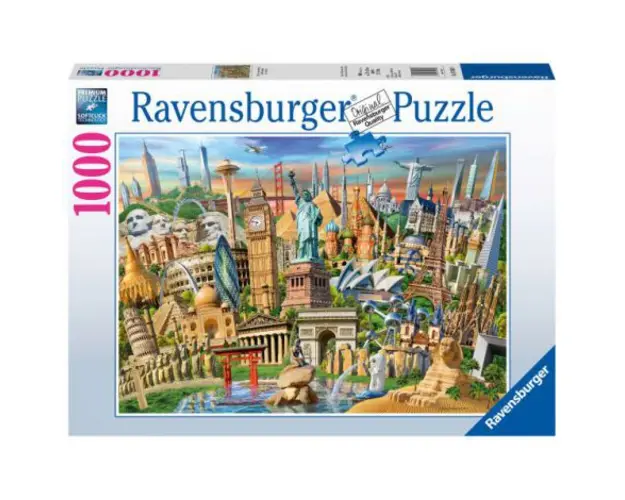 PUZZLE OBIECTIVE TURISTICE, 1000 PIESE