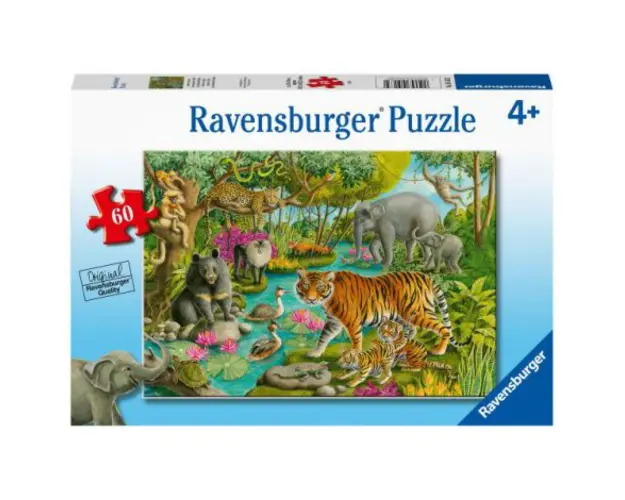 PUZZLE PADURE IN INDIA, 60 PIESE