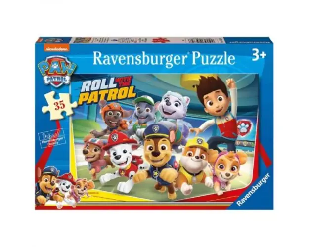 Puzzle Patrula Vesela A Catelusilor, 35 Piese