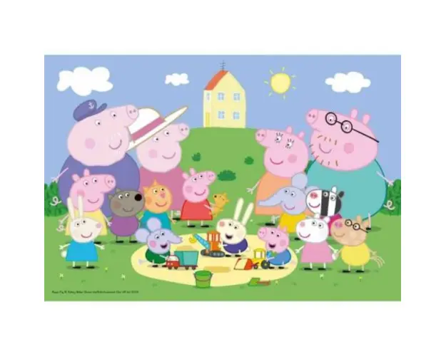 Puzzle Peppa Pig Joaca In Nisip, 35 Piese