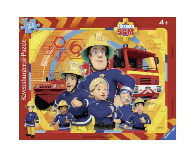 Puzzle Pompier Sam, 33 Piese