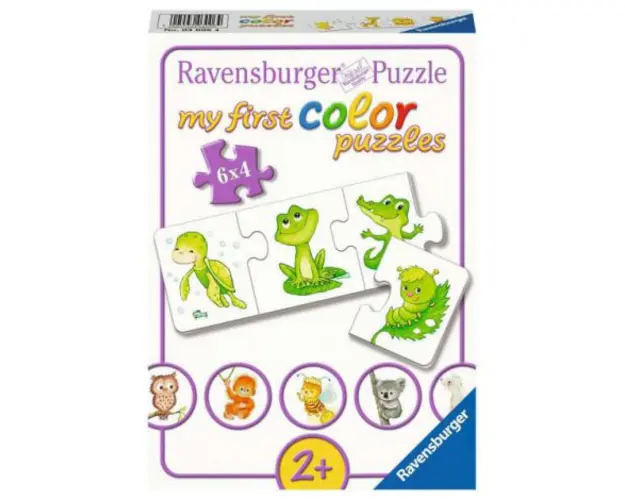 PUZZLE PUI DE ANIMALE, 6x4 PIESE