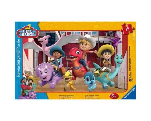 Puzzle Tip Rama Dino Ranch, 15 Piese