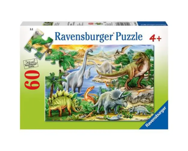PUZZLE VIATA PREISTORICA, 60 PIESE