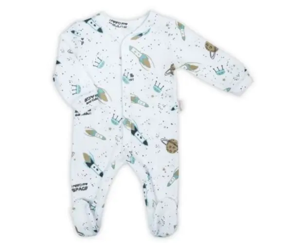 Romper cu maneca lunga de bumbac 100% (182031) Nicol Star Marimea 80