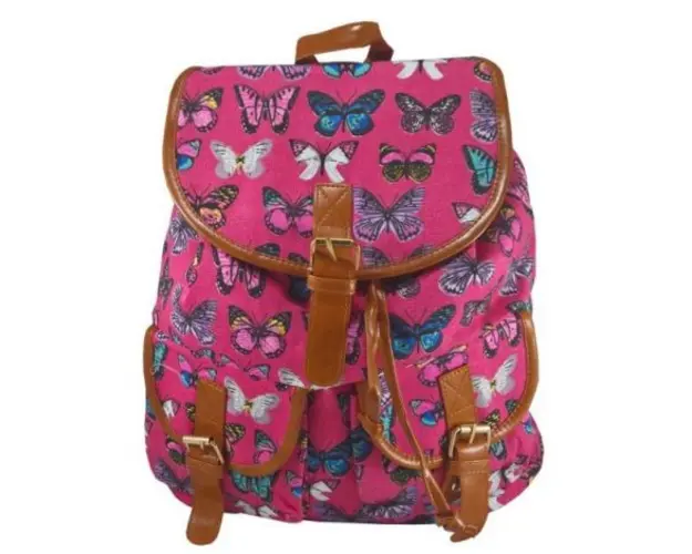 Rucsac urban Butterfly, fond roz - LaRue