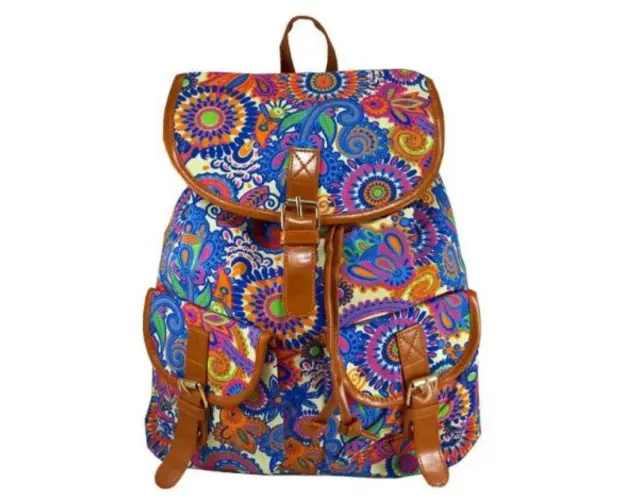 Rucsac urban De Ziga Joven, fond crem - LaRue