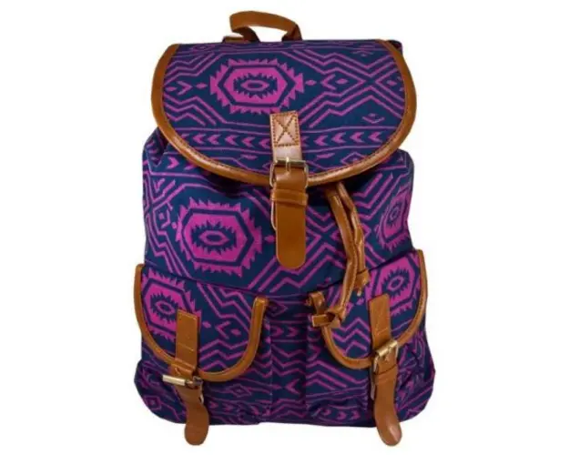 Rucsac urban Grafion, roz pe albastru - LaRue