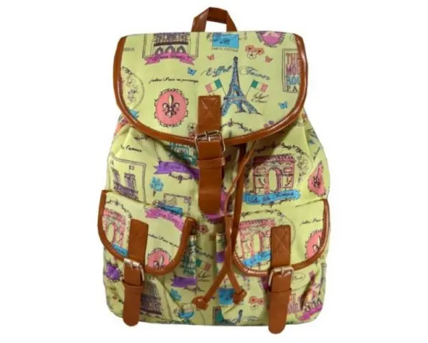 Rucsac urban Paris Pastel Jaune - LaRue
