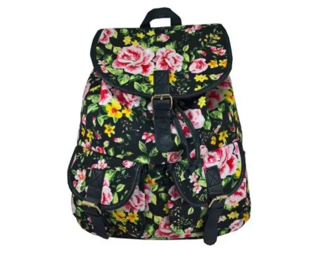 Rucsac urban Roses, fond negru - LaRue
