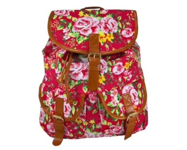 Rucsac urban Roses, fond roz inchis - LaRue