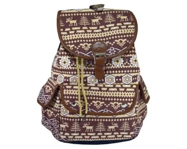 Rucsac urban Wish U, fond maro - LaRue