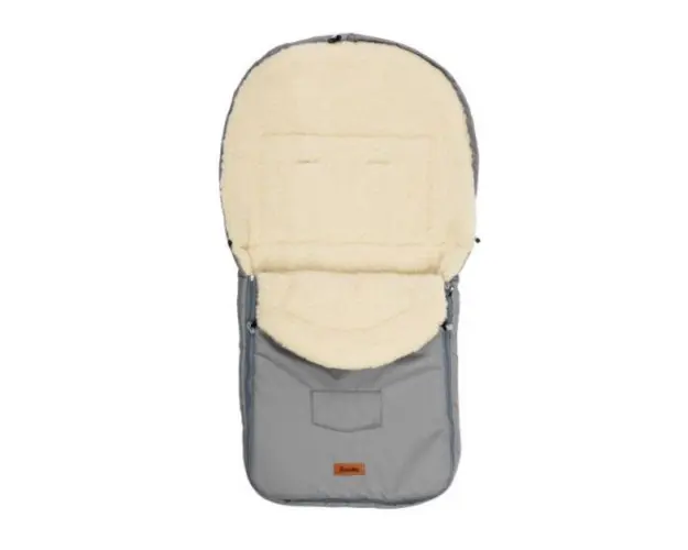 Sac de iarna Sensillo lana Grey 95x40 cm