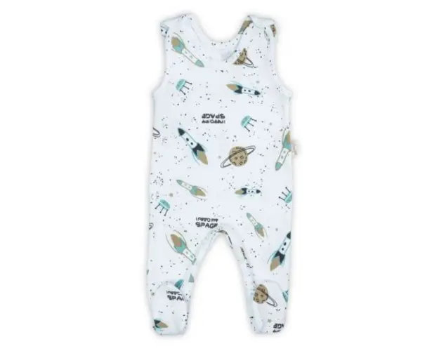 Salopeta de bumbac 100% (182023) Colectia Star Alba Marimea 68