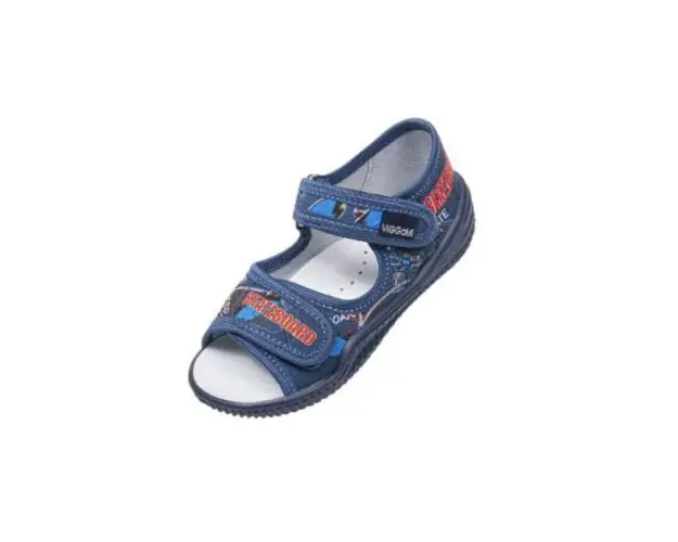 Sandalute cu brant de piele pentru baieti Vi-GGa-Mi Darus Imprimeu marimea 27