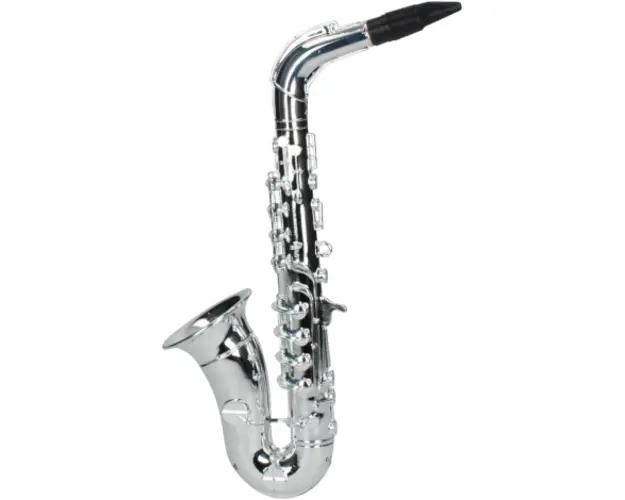 Saxofon plastic metalizat, 8 note Reig Muzical 284