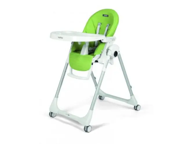 Scaun de masa Prima Pappa Zero, Peg Perego, Follow me WonderGreen