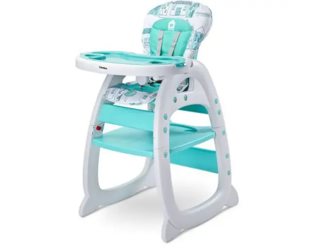 Scaun de masa transformabil Caretero HOMEE 2 in 1 Mint